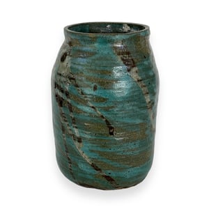 Image of TURQUOISE GLAZED VASE