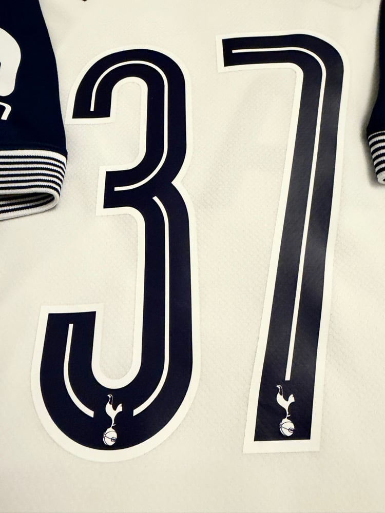 Image of NEW Tottenham Hotspur “VAN DE VEN 37” 2024/25 Home Europa Final Shirt (L)