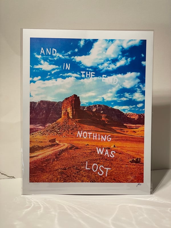 Image of PRINT | Everything Was Beautiful and Nothing Hurt