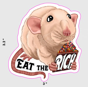 Image of Eat the Rich Stickers 