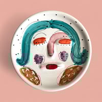 Image 1 of 9” Turquoise Lady Plate
