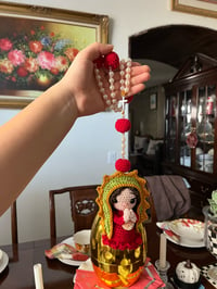 Image 4 of Mini Virgencita Tejida  en Rosario (colgante) ❤️