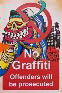 No Graffiti Sign