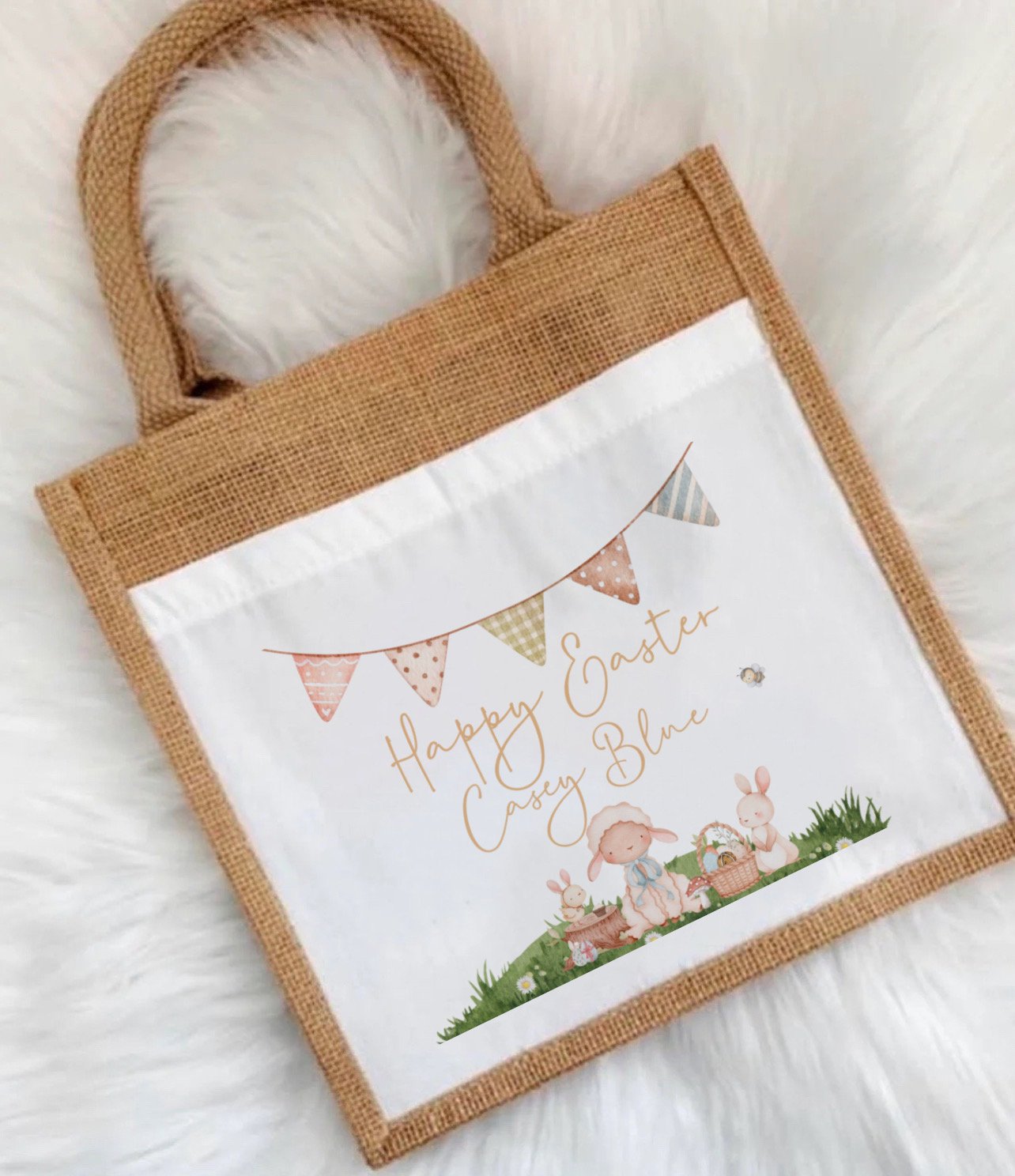 Easter Jute Bag