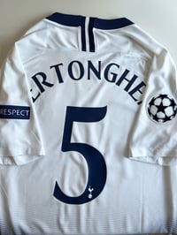 Image 1 of Tottenham Hotspur “VERTONGHEN 5” 2018/19 Home Shirt + UCL patches (L)