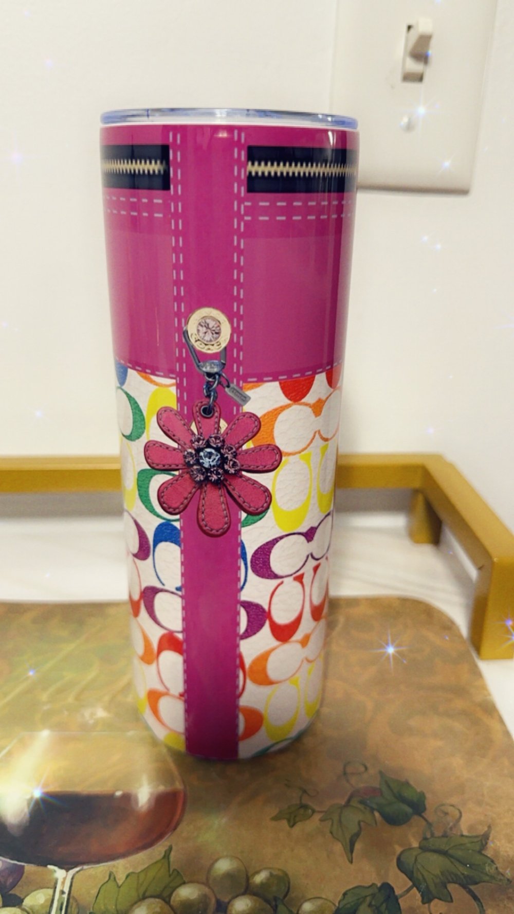 Image of Betty boop coach tumblers pick a colorful coach or the blue coach