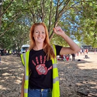 Image 1 of  'Never Cross a Picket'  Line T-shirt