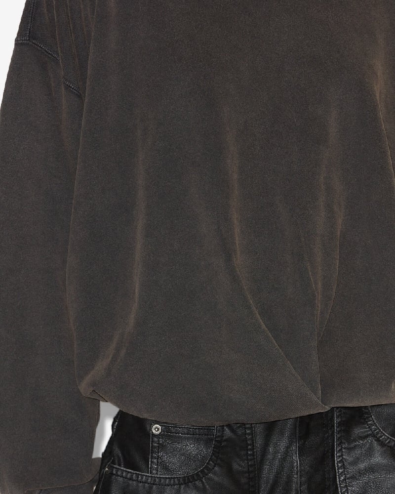 Image of ISABEL MARANT SAURIA SWEATSHIRT FADED BLACK