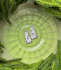 Sterling Silver Long White Drops