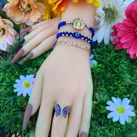 Image 3 of Royal Blue bracelet set