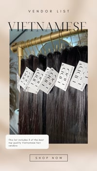 Image 1 of Vietnamese hair vendors list