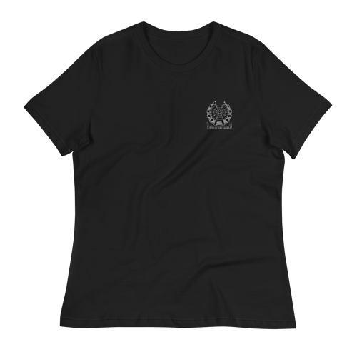 Image of Lower Arizona Jewelry Black Web Women's Relaxed T-Shirt
