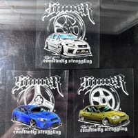 Image 1 of Sinner Wheel Collection 3D Permastickers