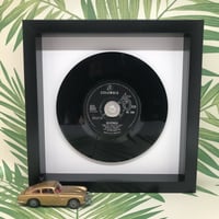 Image 12 of James Bond Theme Tunes, framed original 7" vinyl records