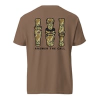 Image 2 of Christian Waterfowlers Answer The Call Unisex garment-dyed heavyweight t-shirt