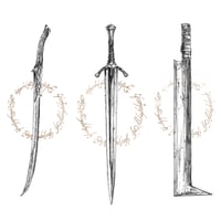 Image 1 of LOTR Weapon Selection 6 - Arwen/Elrond, Boromir, Lurtz