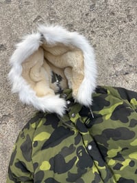 Image 2 of Womens BAPE 1st Camo Down Hooded Parka