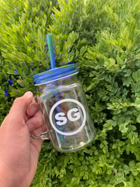 Image 4 of Glass Cup w/ lid 