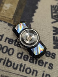 Image 4 of Pre-order Custom Tungsten Button 3SD w/ Mosaic Pin Inlaid