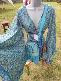 Image 7 of Stevie Co ord set -turquoise and red