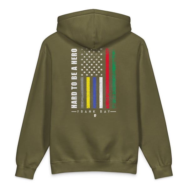 Image of Hard to be a Hero Heavyweight Hooded Sweatshirt