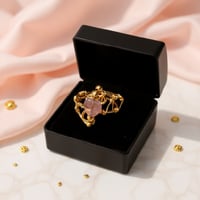 Image 4 of Amethyst heart ring