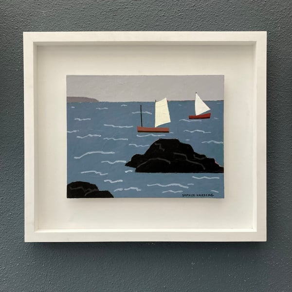 Image of Winter Sea and Boats