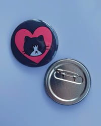 ANGRY CAT BADGE 