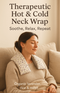 Image 3 of Sunburst Lavender neck wrap, may be used hot/cold