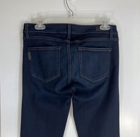 Image 5 of PAIGE skyline skinny straight leg dark blue denim jean