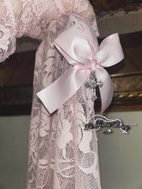 Image 1 of Eternal Love Mantilla Veil - Baby Pink