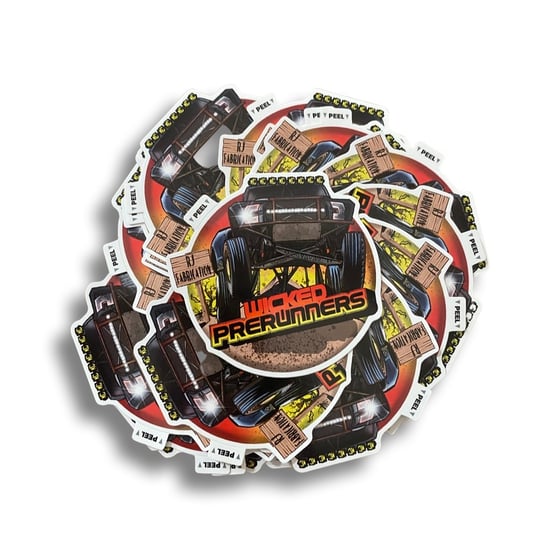 Image of Sunset Fade Stickers “RJFAB”