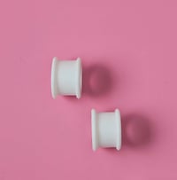 Image 3 of Monochrome Silicone Ear Tunnels 