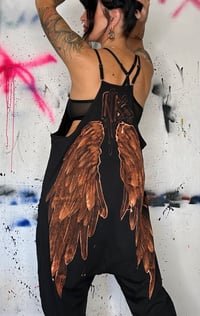 Image 4 of “ANOTHER DIMENSION”  CUSTOM BLEACH PAINTED OVERSIZED JUMPER LARGE