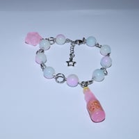 Sweet Star Soju Charm Bracelet (Comes With Pink or Blue Star and Random Ramune Bottle)