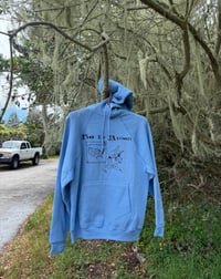 Image 1 of He is Riden Sweatshirt ~ Robin’s egg blue