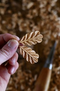 Image 9 of • Oak leaf Earrings 