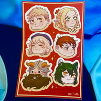 Image 1 of DUNGEON MESHI STICKER SHEET