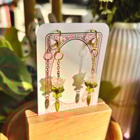 White Bloom Earrings