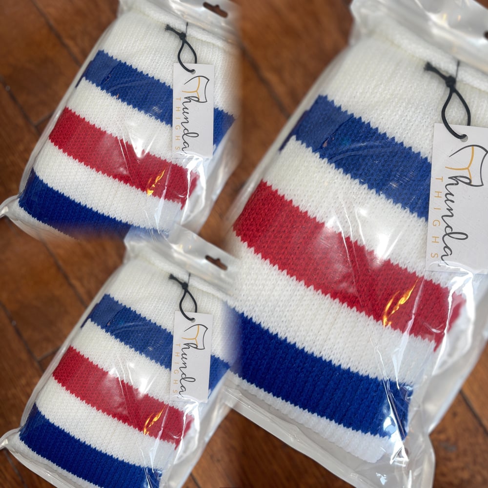Image of All American Thigh High Socks
