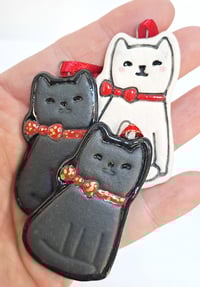 Image 1 of Fancy Cats Christmas Decorations 