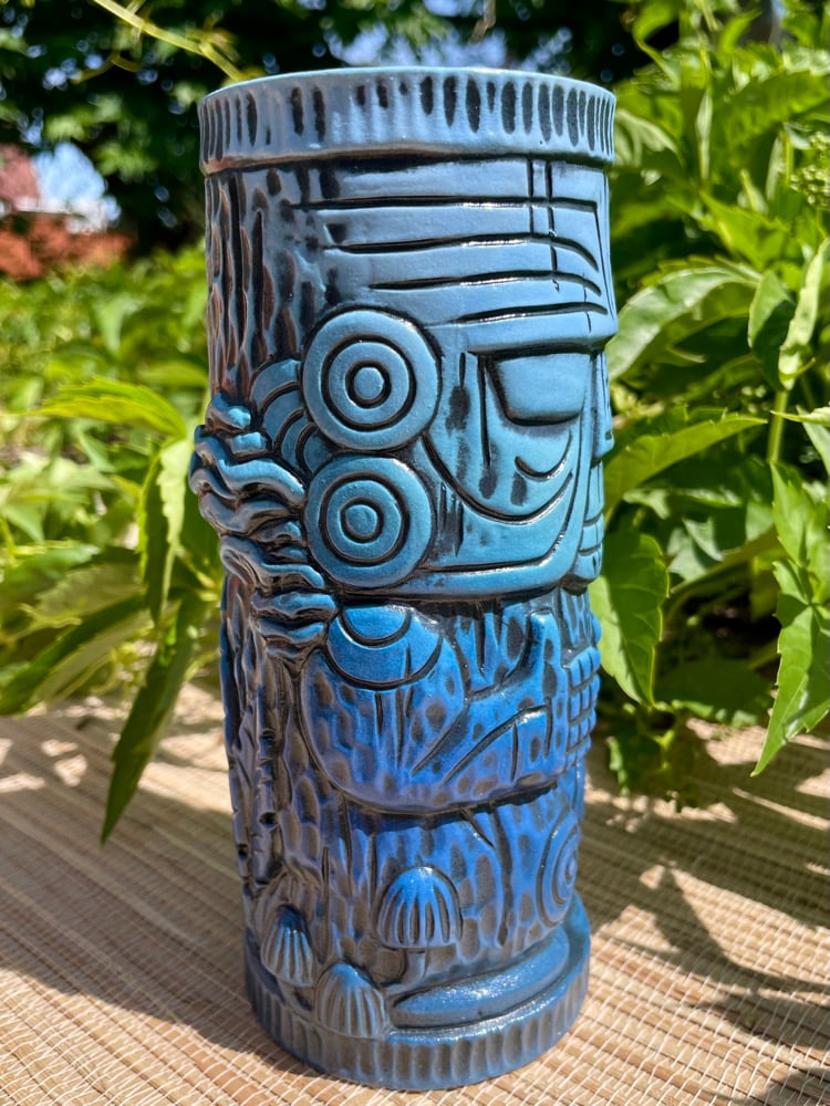 Image of Blue Fungi Peanut Mug