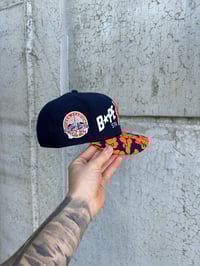 Image 2 of NAVY ORANGE DETRIOT TIGERS CUSTOM FITTED CAP