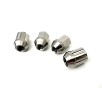 Image 5 of Chasing JS Titanium Open End Lug Nuts (short) 28mm