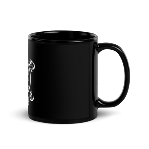 Bernqrue baby devil Black Glossy Mug