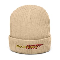Image 3 of GoldenArm 0017 Ribbed knit beanie