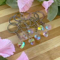 Crystal Heart Keychains 💗