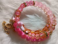 Image 1 of Wrap Bracelet (Dark Pink)