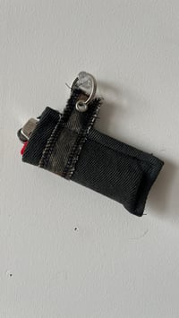 Image 2 of Green and camo lighter/chapstick holder 