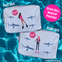 Diver Doll Makeup Pouch
